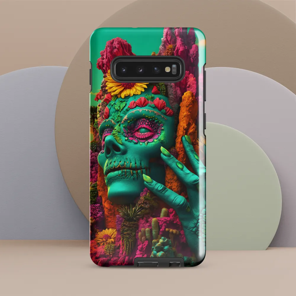 Ethereal Skull Garden | Phone Case |  S10 Plus | Tough Case | Glossy