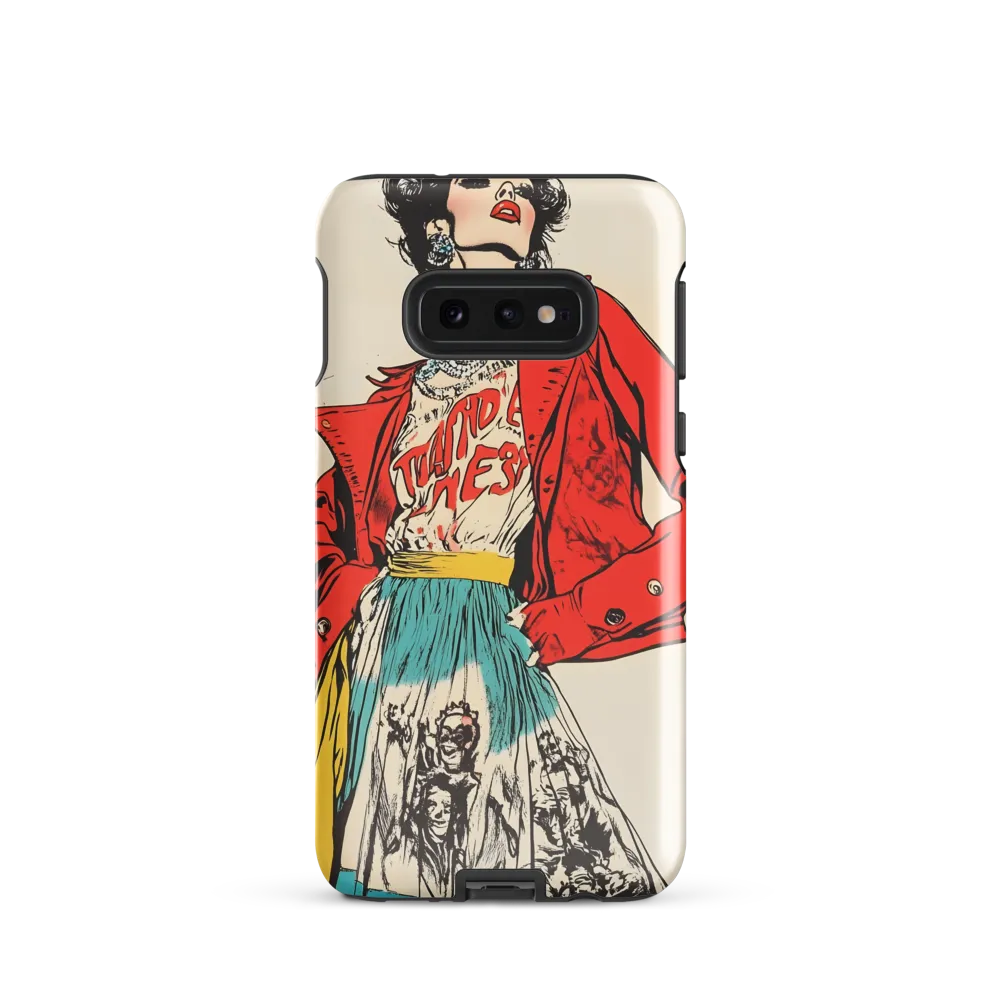 Vibrant Elegance: A Pop Art Fashion Statement