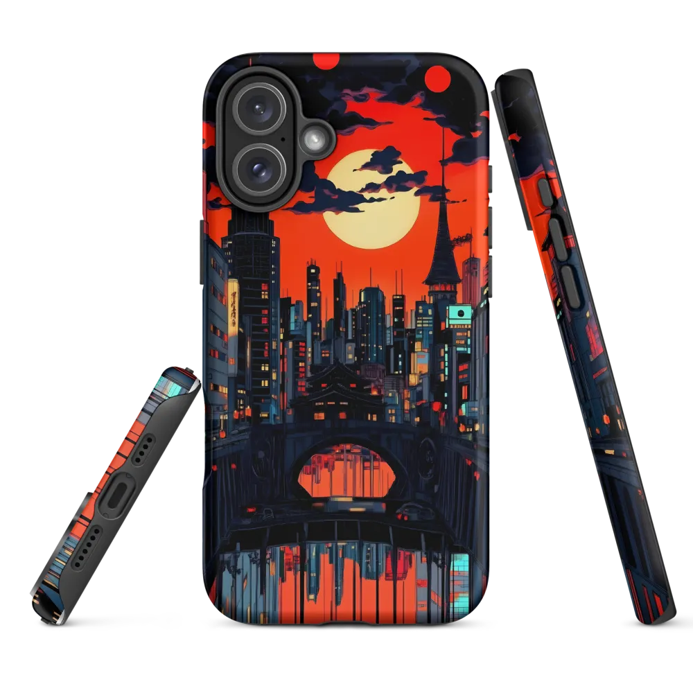 Nightfall in a Neon City
