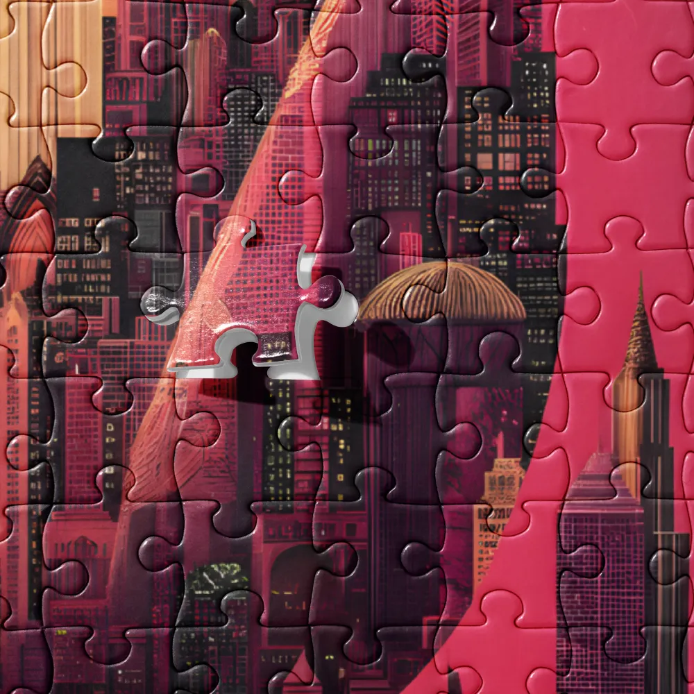 Blooming Metropolis 
 Jigsaw Puzzle