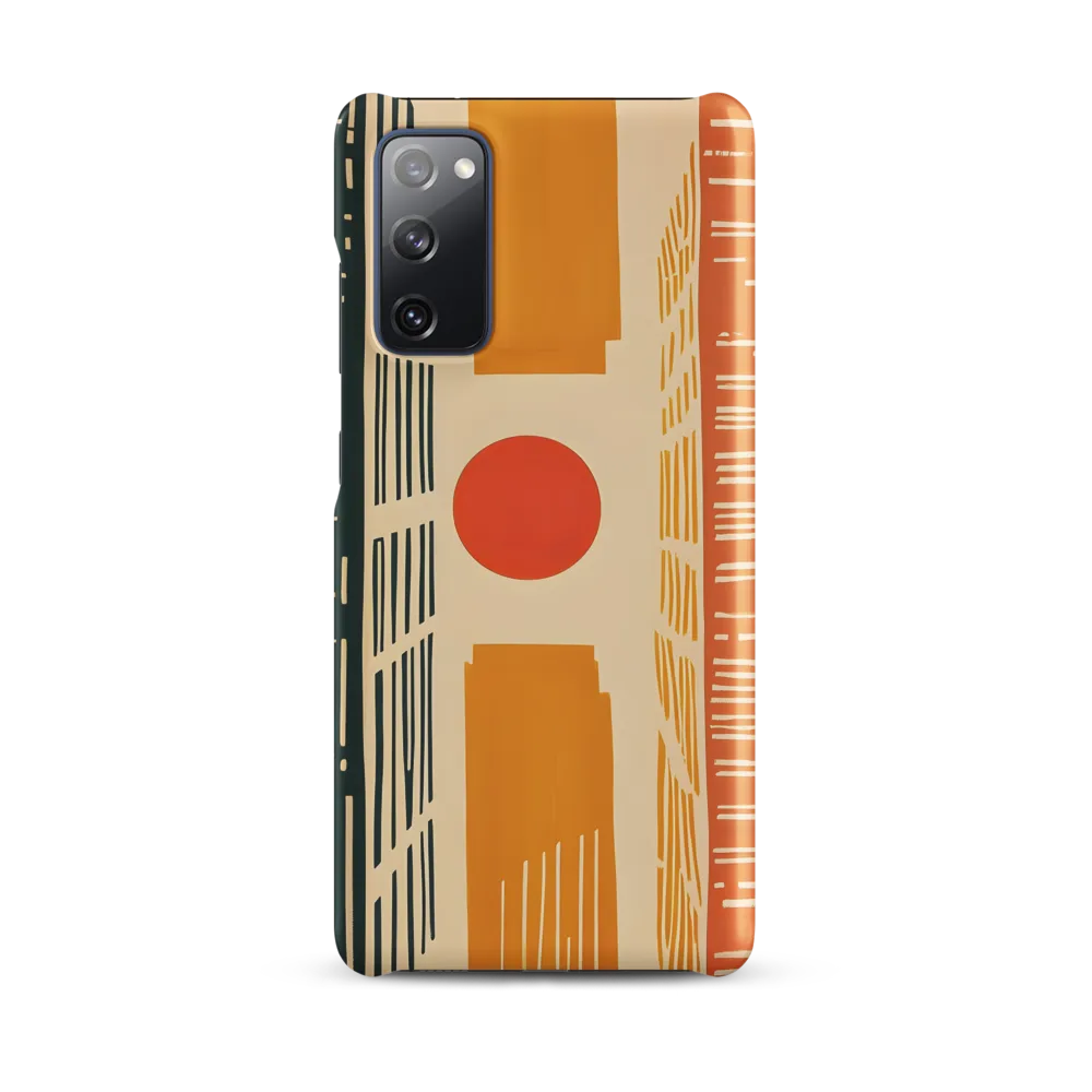 Urban Harmony: A Geometric Sunrise