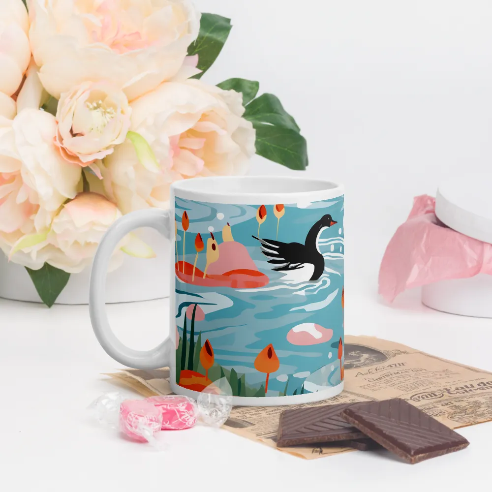 Serenity in Aquatic Harmony | Mugs | Multiple Sizes & Colors