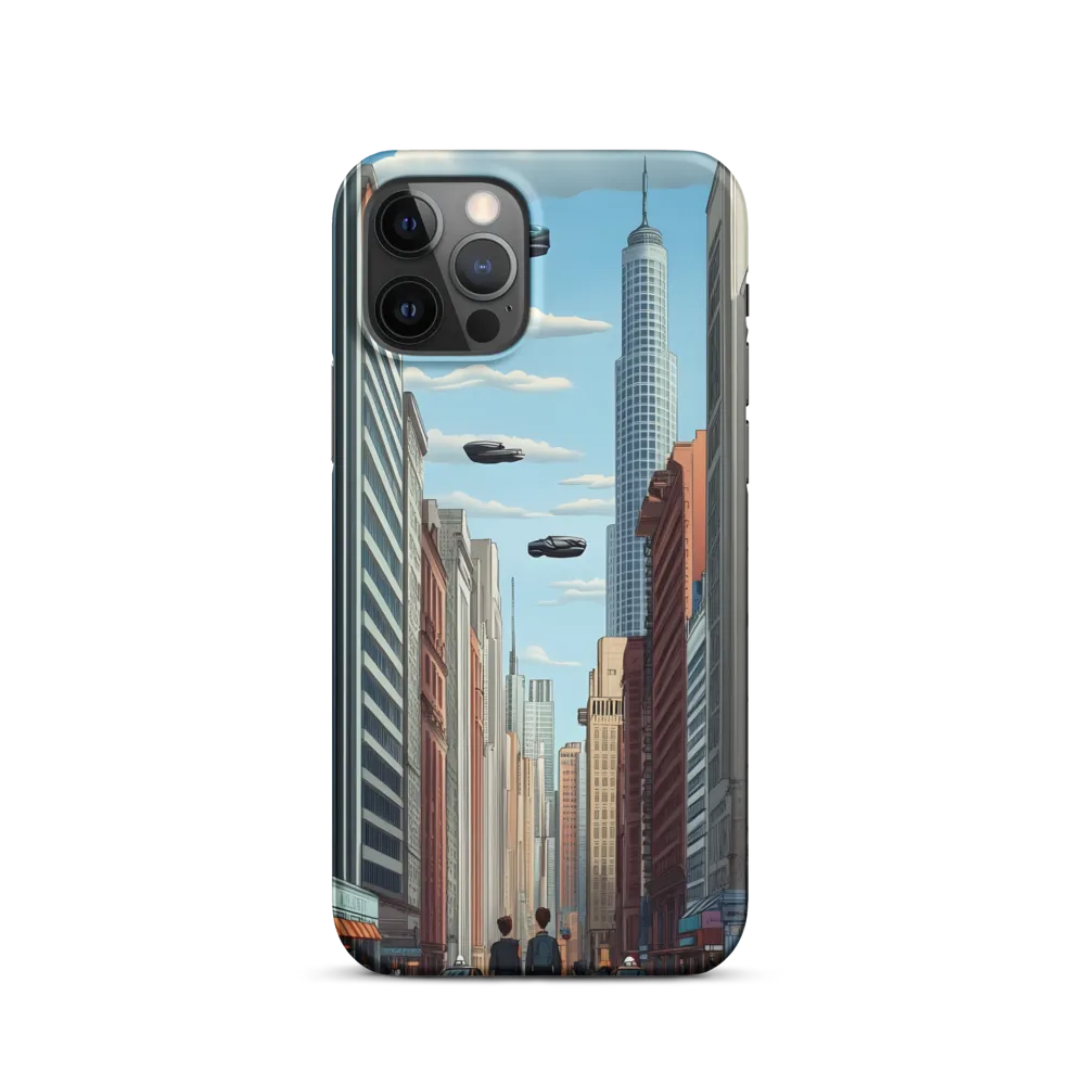 Futuristic Stroll through the Urban Skyline