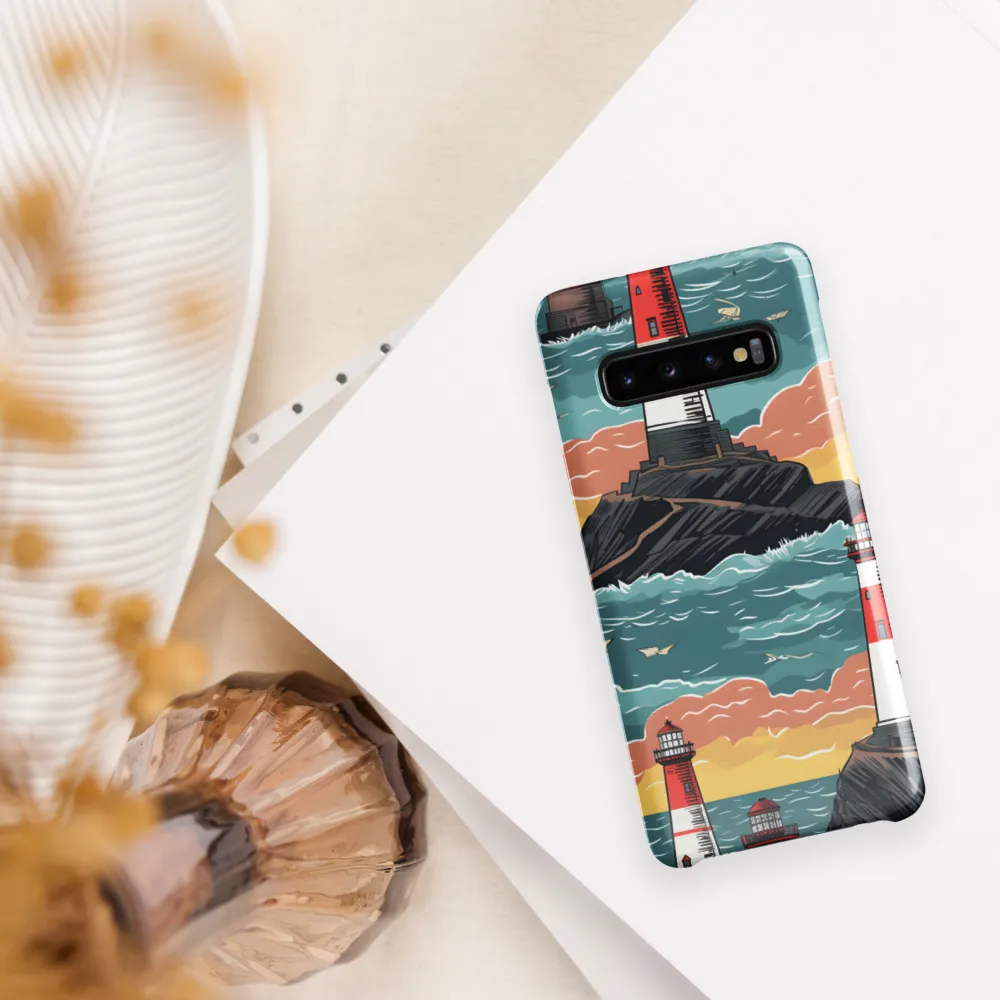 Lighthouses in a Whimsical Ocean