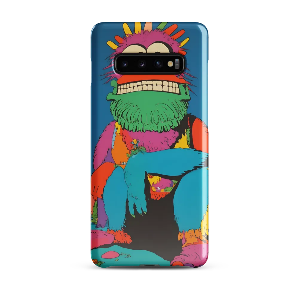 Whimsical Giant: A Playful Monster Encounter | Phone Case |  S10 Plus | Snap Case | Glossy