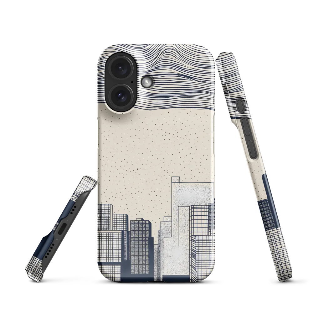 Urban Patterns: A Minimalist Skyline | Phone Case |  16 | Snap Case | Glossy