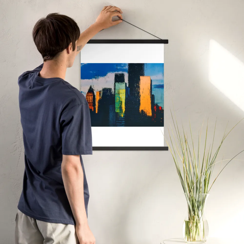Reflections of Tranquility | Poster With Black Wood Hanger | 18″×24″