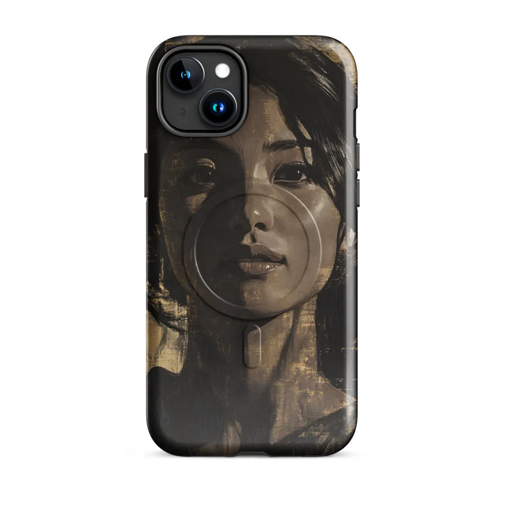 Golden Gaze: A Contemporary Portrait