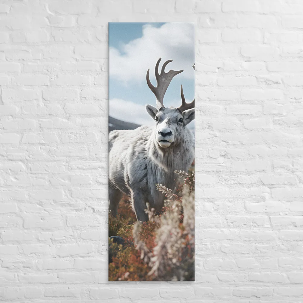 Majestic Harmony: The Reindeer in Nature | Canvas | 20″×60″