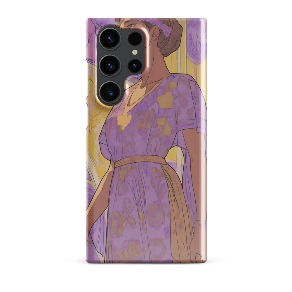 Elegance in Floral Harmony | Phone Case |  S23 Ultra | Snap Case | Glossy