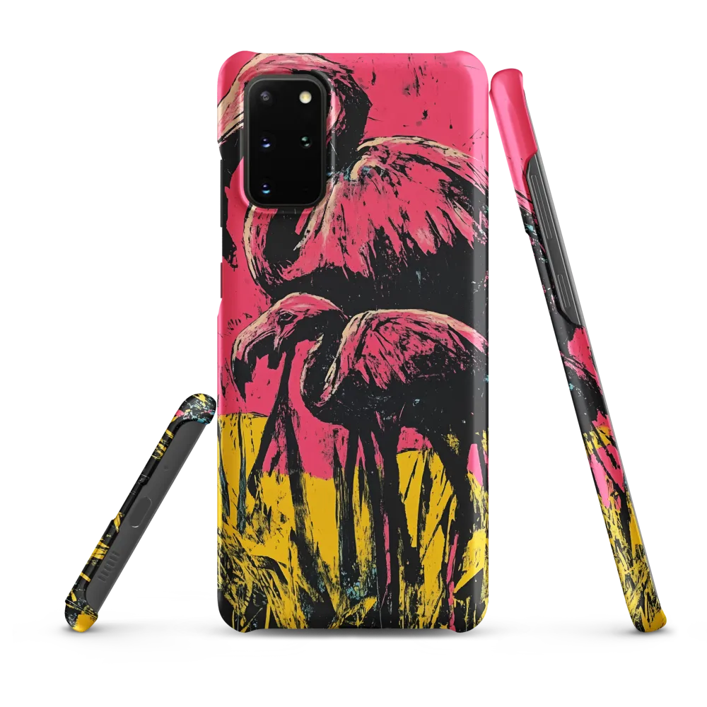 Flamingo Duet: A Pop Art Expression