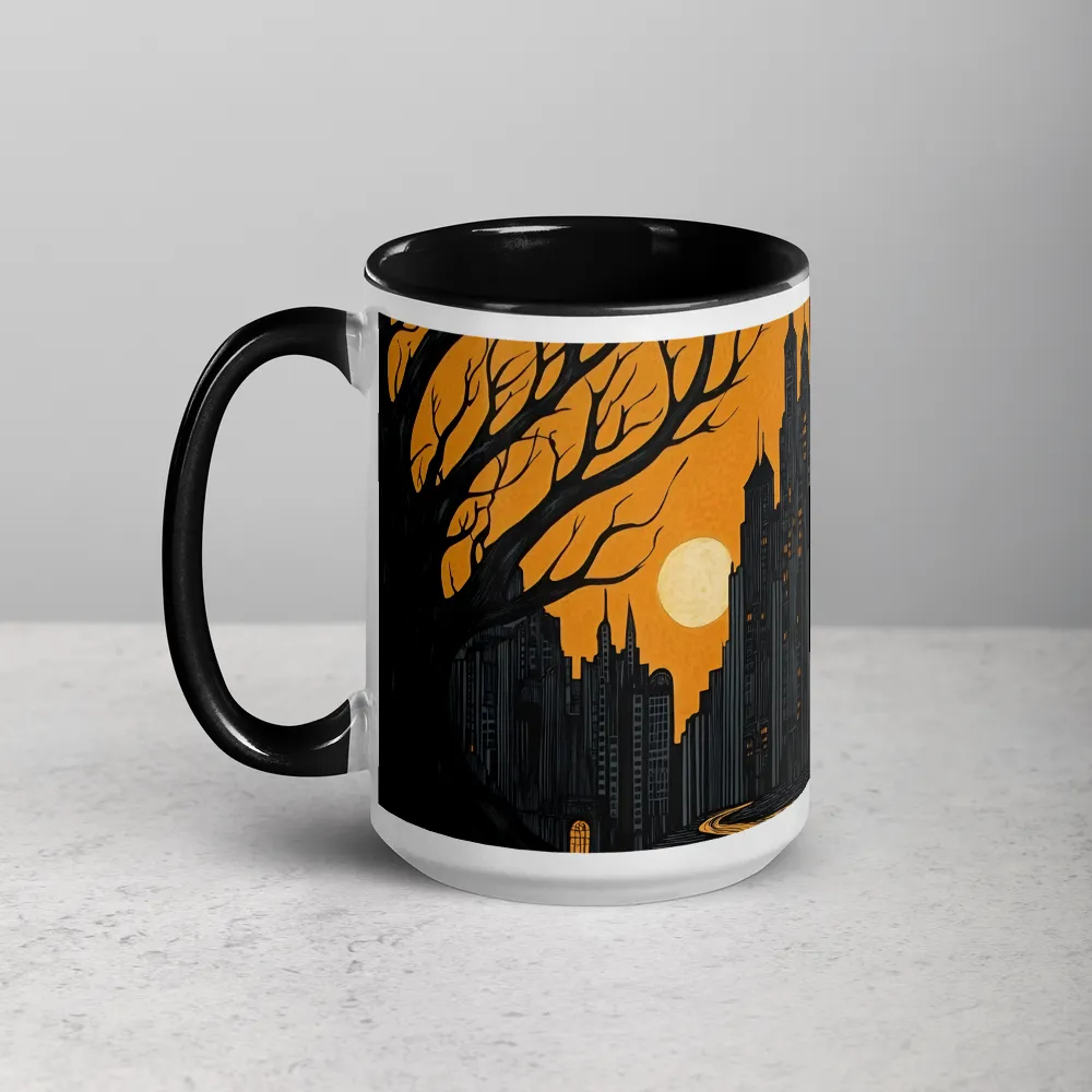 Eerie Cityscape: A Haunting Reflection