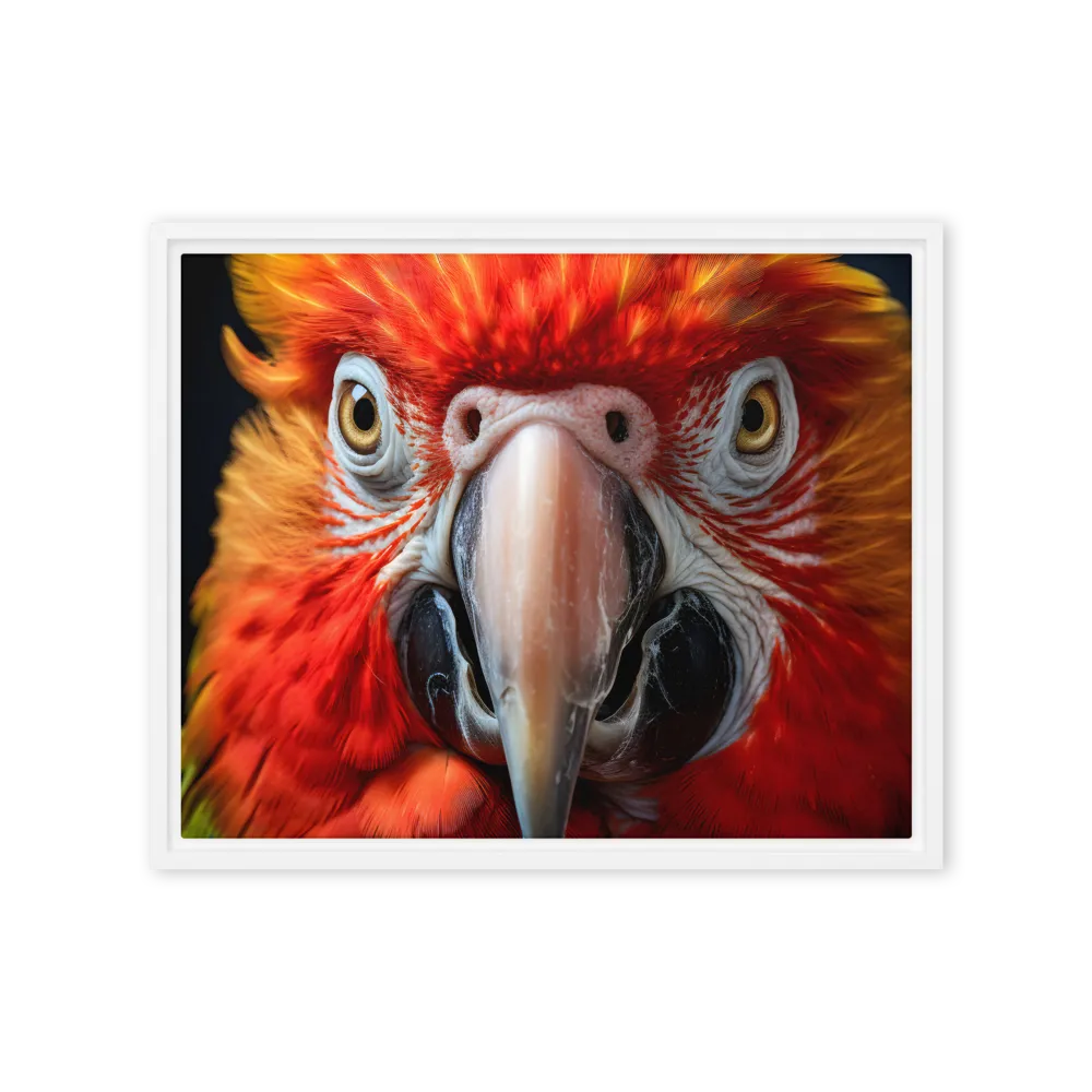 The Fiery Gaze of the Parrot