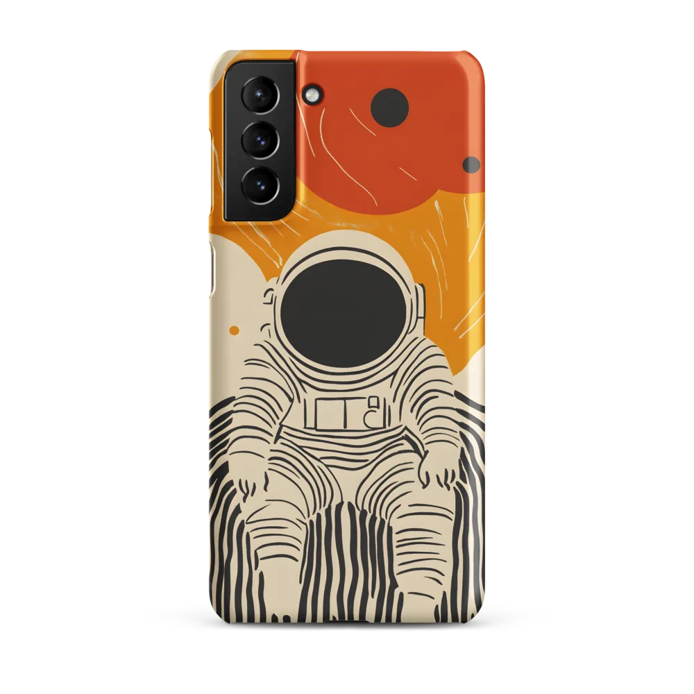 Astronaut in Cosmic Thoughts | Phone Case |  S21 Plus | Snap Case | Matte