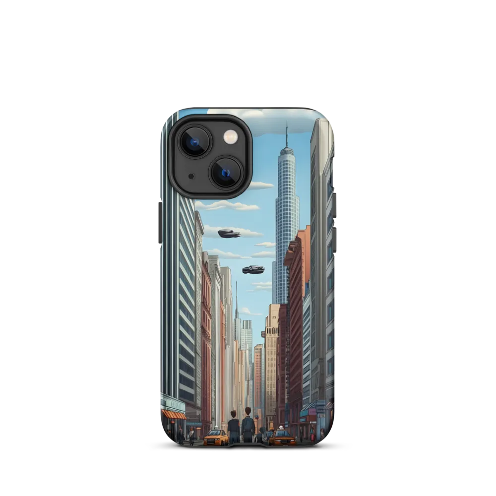 Futuristic Stroll through the Urban Skyline