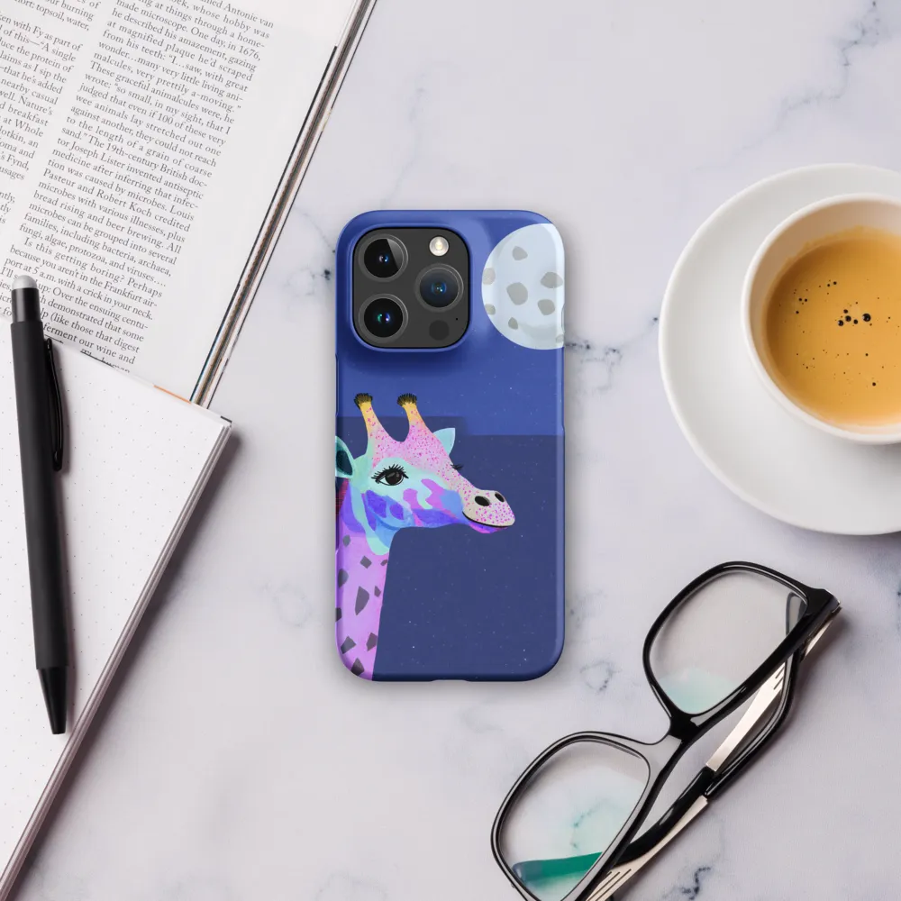Whimsical Giraffe Under the Stars