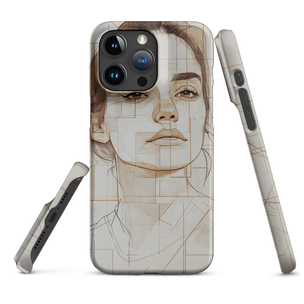 Fractured Reflection | Phone Case |  15 Pro Max | Snap Case | Matte