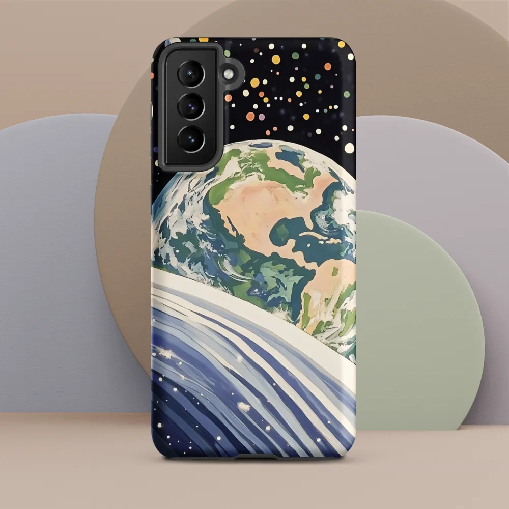 Celestial View: A Surreal Journey Through Space