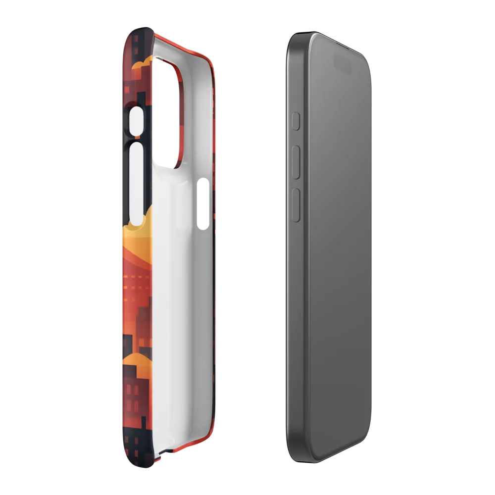 Radiance of the Urban Horizon | Phone Case |  15 Pro | Snap Case | Matte