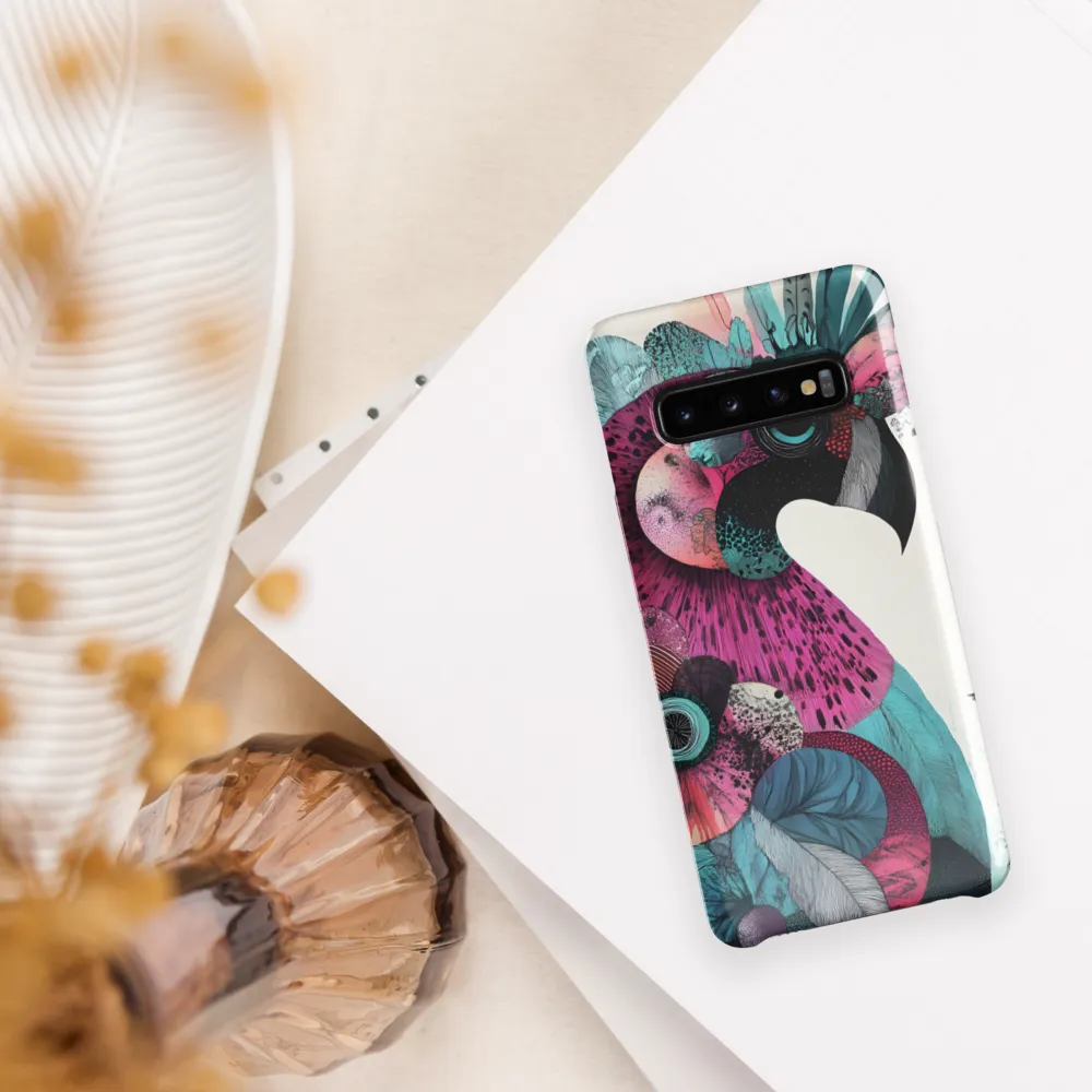 Vibrant Flamingo | Phone Case |  S10 | Snap Case | Glossy