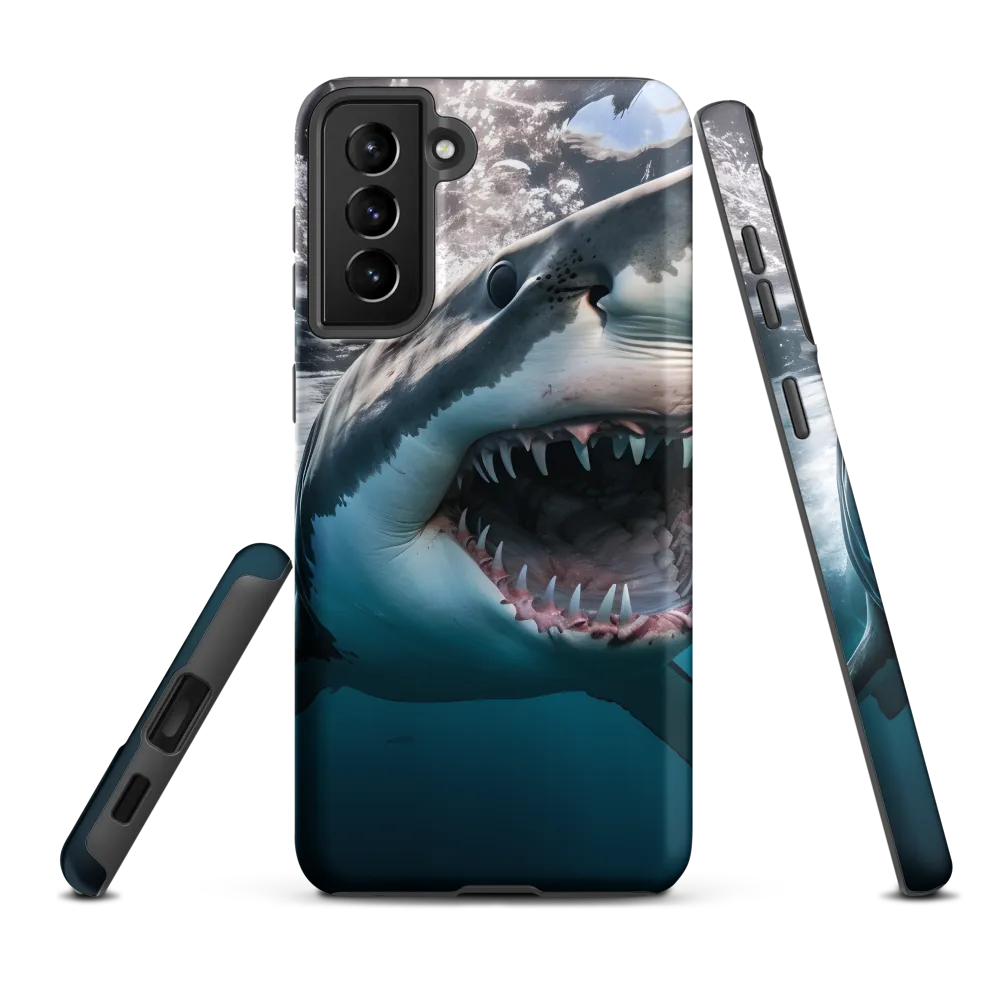 Majesty of the Ocean: The Great White Shark | Phone Case |  S21 Plus | Tough Case | Matte