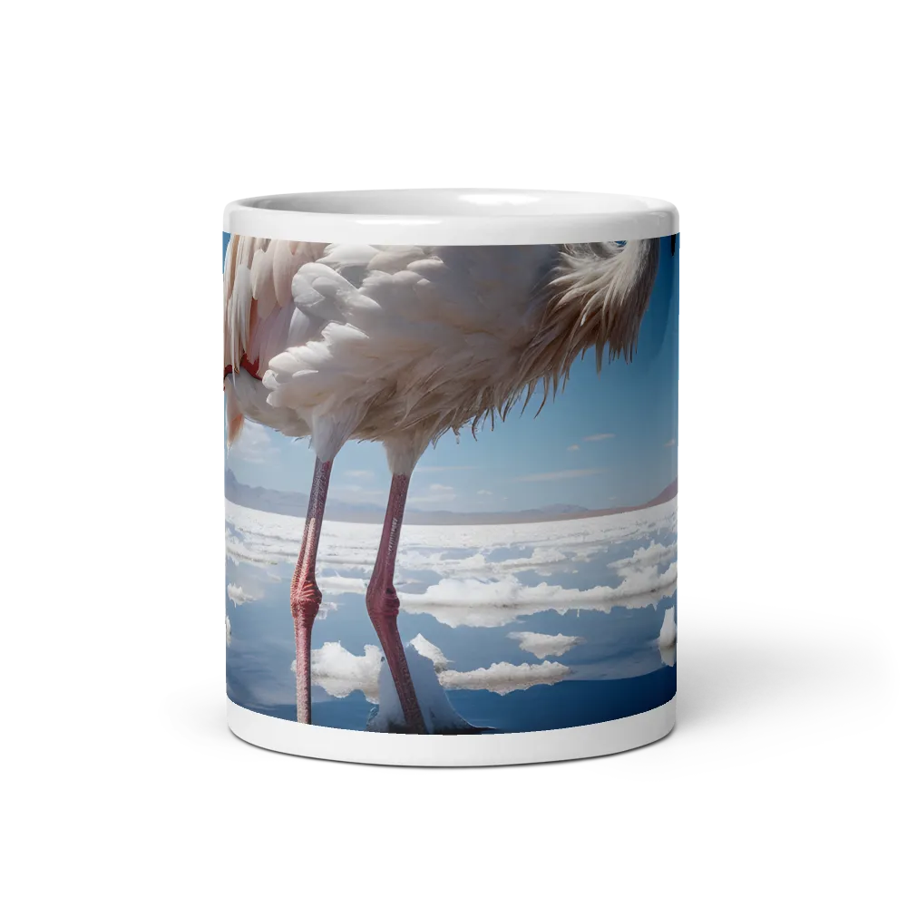 Graceful Solitude of a Flamingo | Mugs | Multiple Sizes & Colors