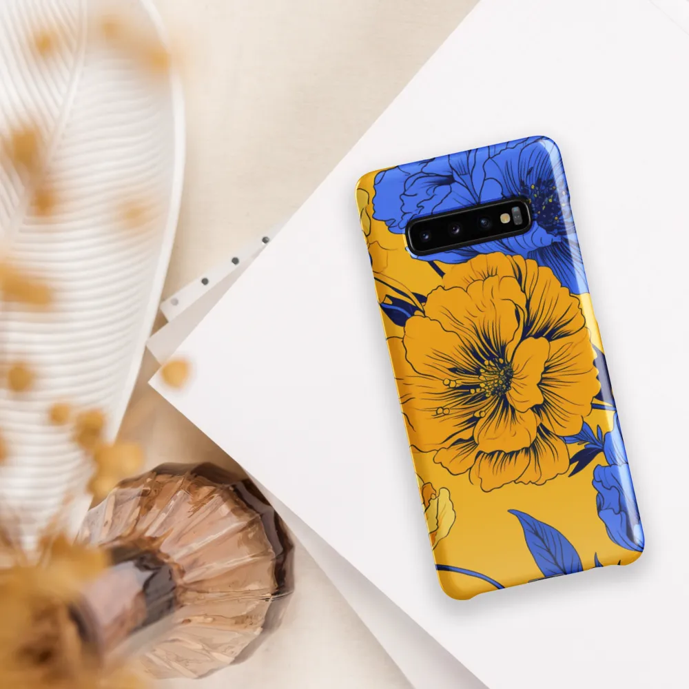 Vibrant Floral Harmony | Phone Case |  S10 Plus | Snap Case | Glossy