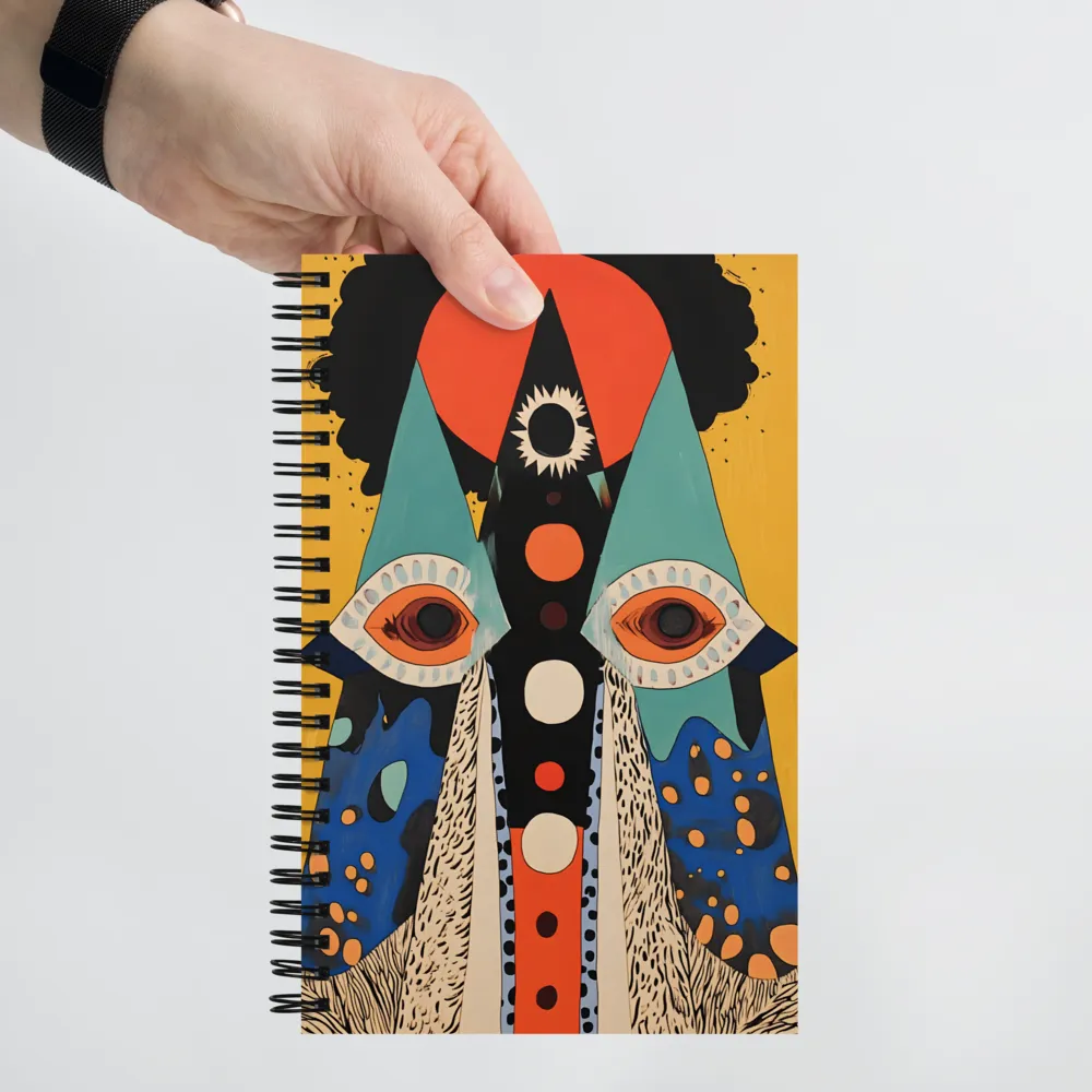 Visages of Vibrancy | Spiral Notebook