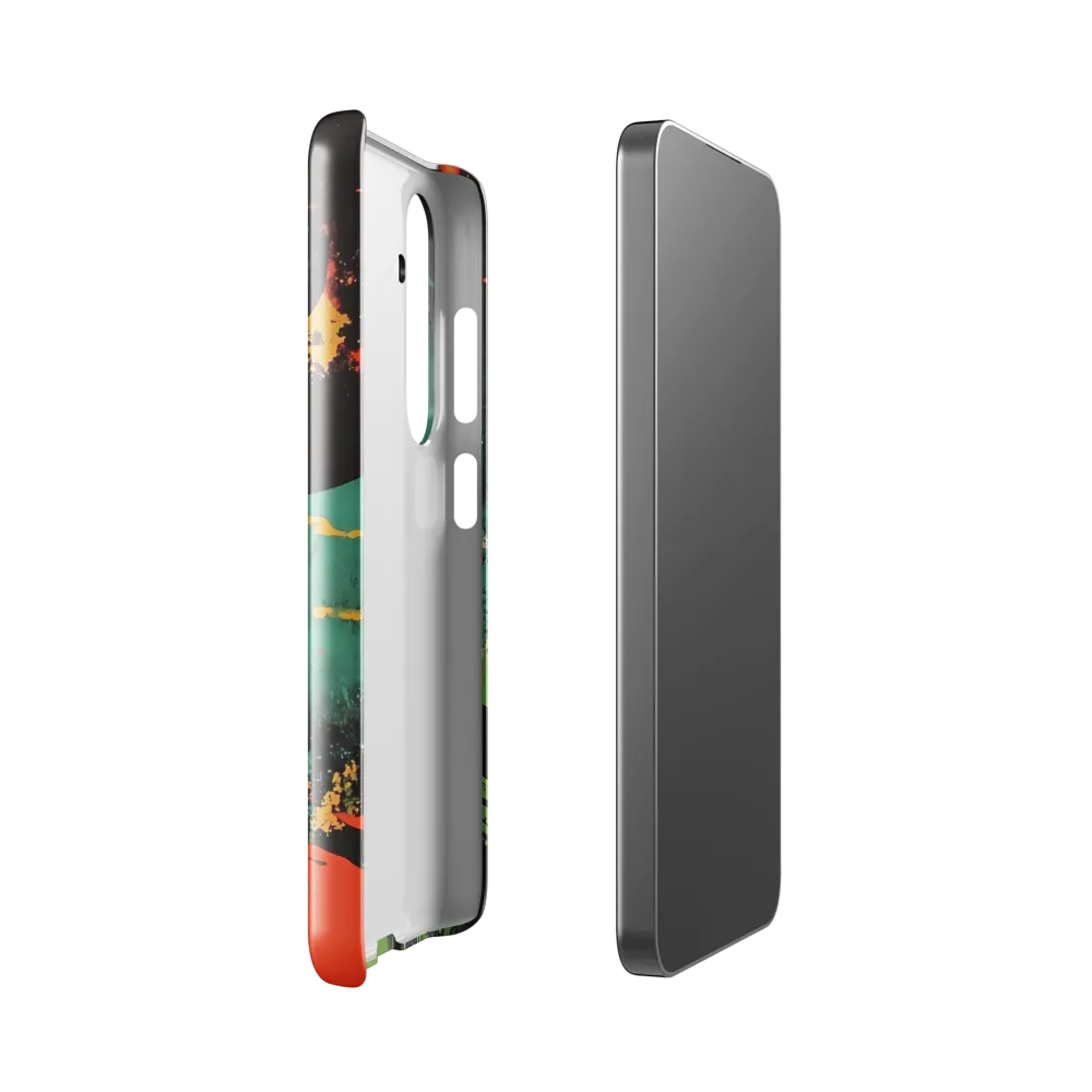 Journey Through the Cosmic Canvas | Phone Case |  S24 | Snap Case | Glossy