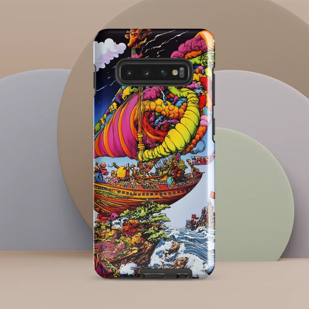 Voyage of Whimsy: A Surreal Sailor's Dream | Phone Case |  S10 Plus | Tough Case | Glossy