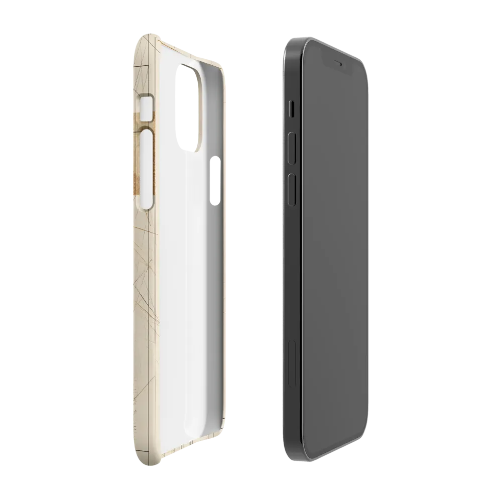 Elegance in Lines | Phone Case |  12 | Snap Case | Matte