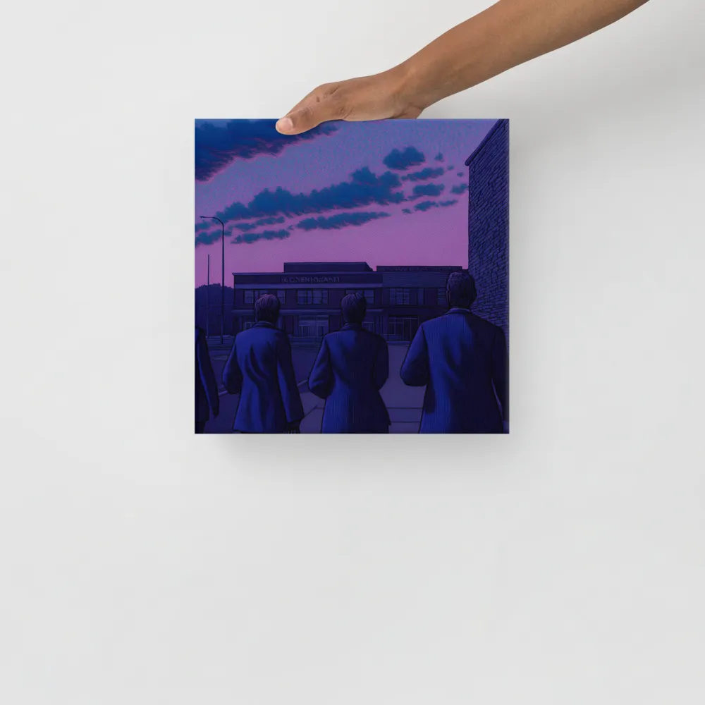 The Twilight Stroll | Canvas | 12″×12″