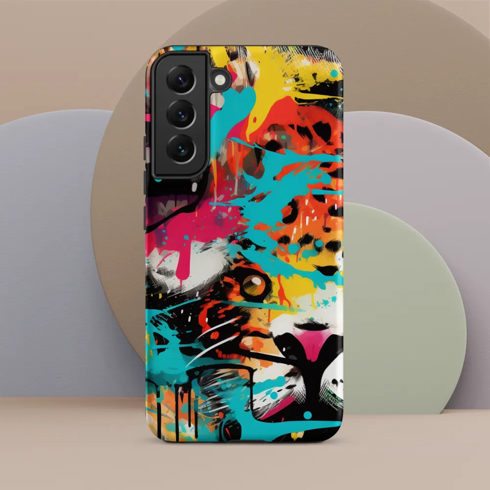 Fierce Fusion: Tiger and Lion in Graffiti