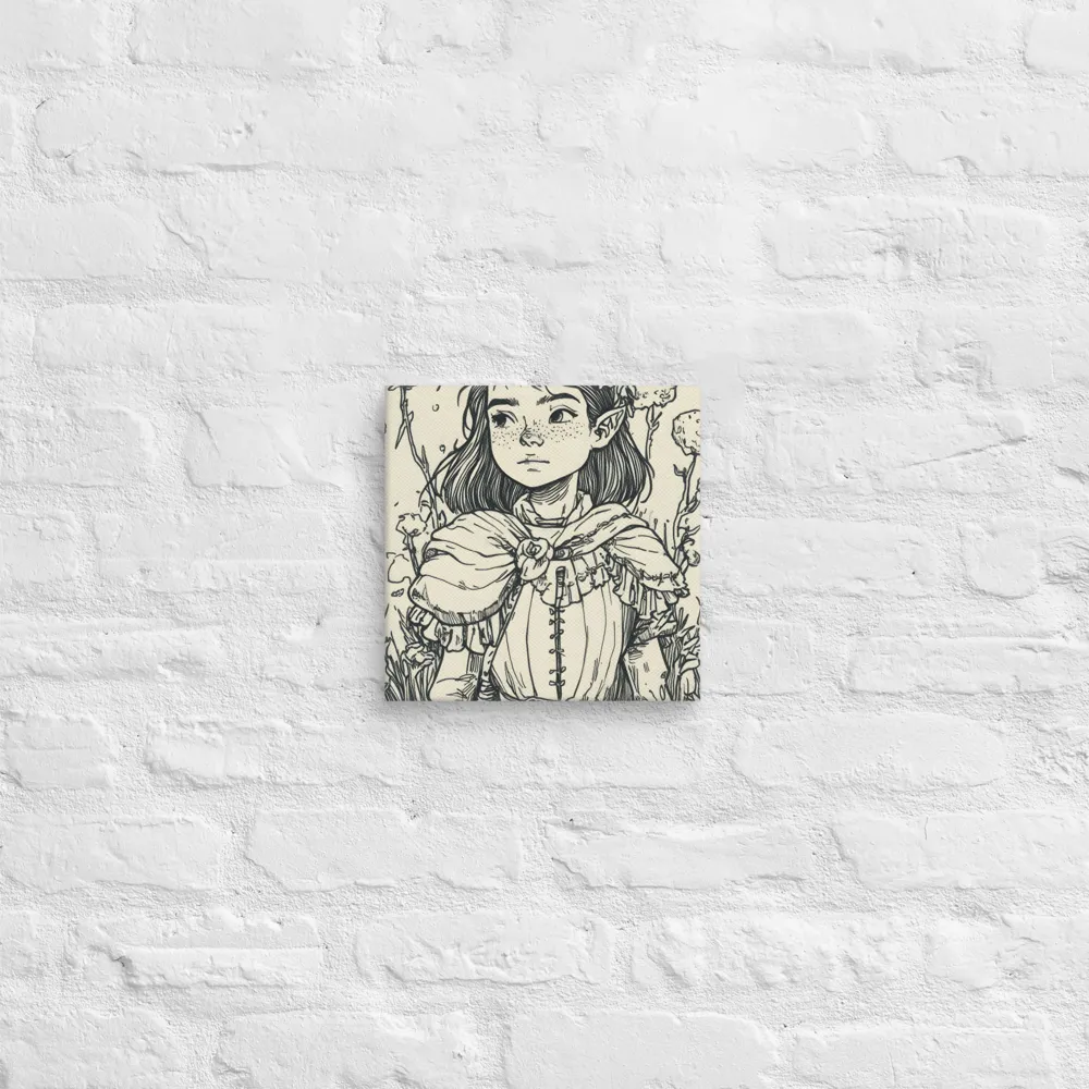 A Young Guardian of Nature | Canvas | 10″×10″