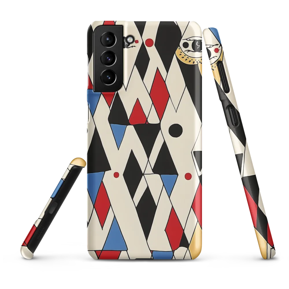 Dynamic Geometric Symphony | Phone Case |  S21 Plus | Snap Case | Matte