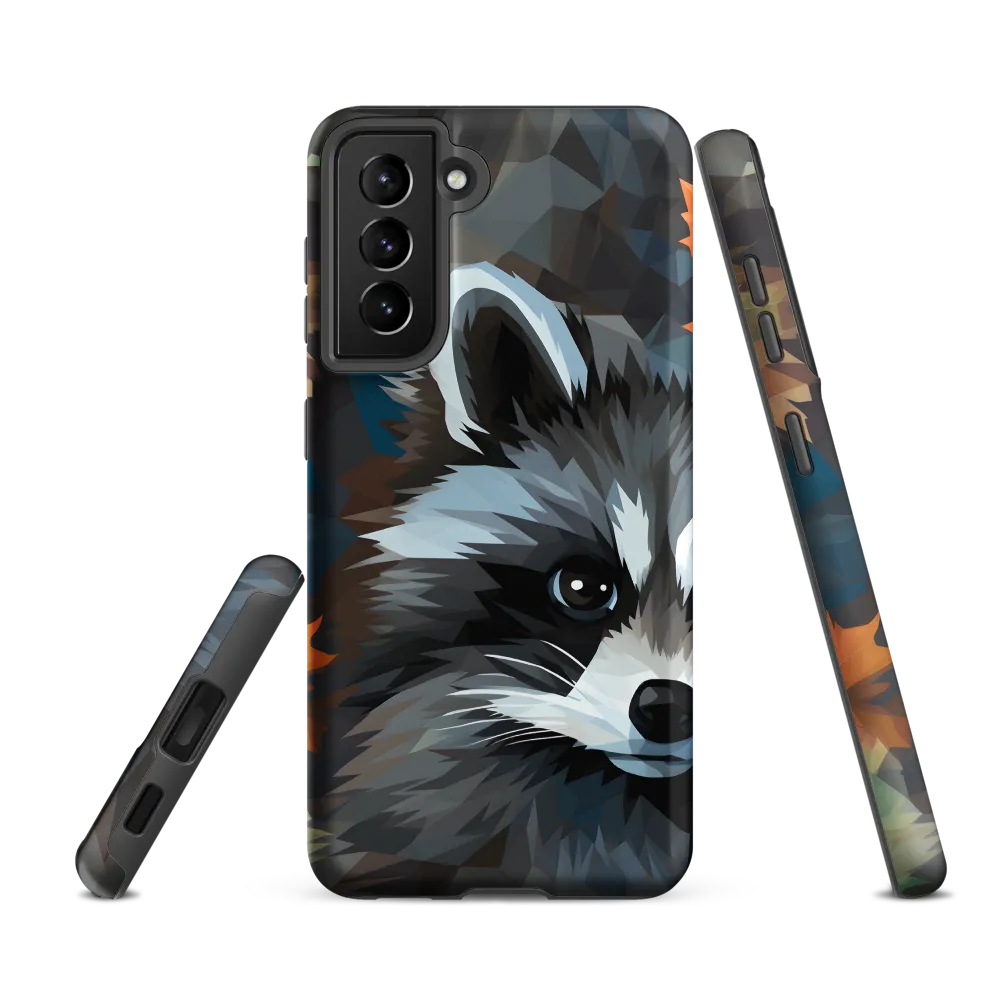Whispers of Autumn: The Raccoon's Gaze
