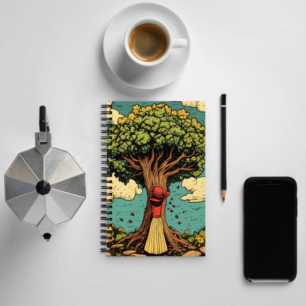 Embracing Nature's Heart | Spiral Notebook