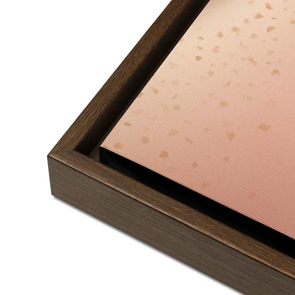 Intriguing Elegance | Canvas with Brown Frame | 24″×36″