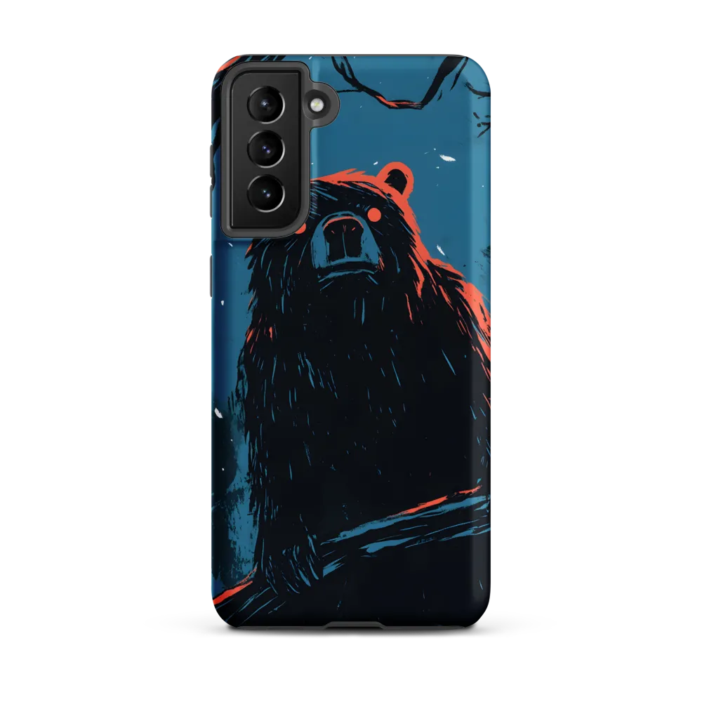 Eerie Majesty: A Bear in the Night