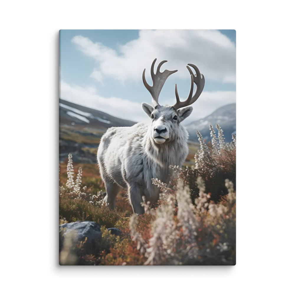 Majestic Harmony: The Reindeer in Nature | Canvas | 24″×32″