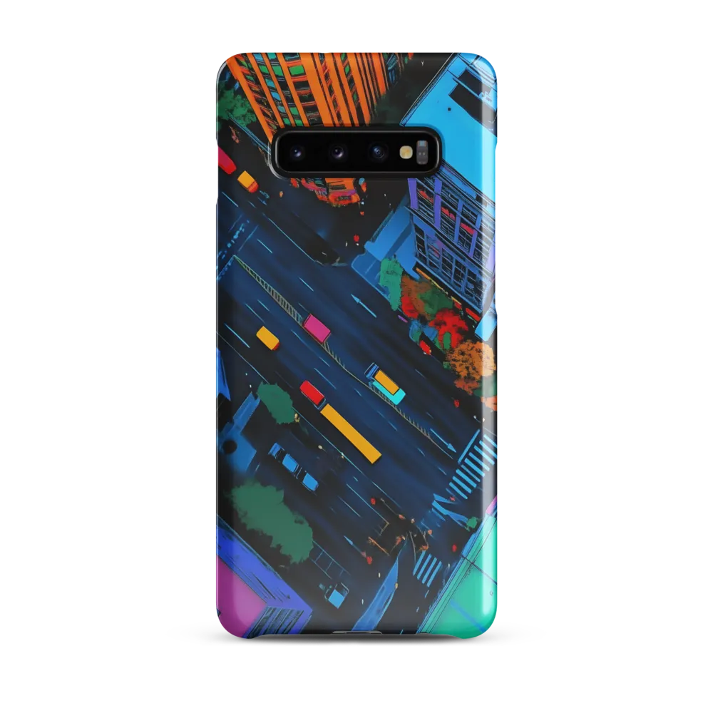 Neon Urban Dreamscape | Phone Case |  S10 Plus | Snap Case | Glossy