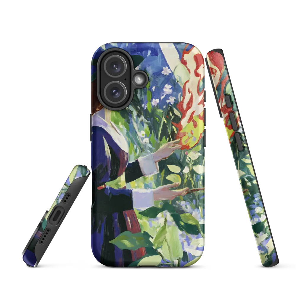 Enchanting Flames: A Dance with Nature | Phone Case