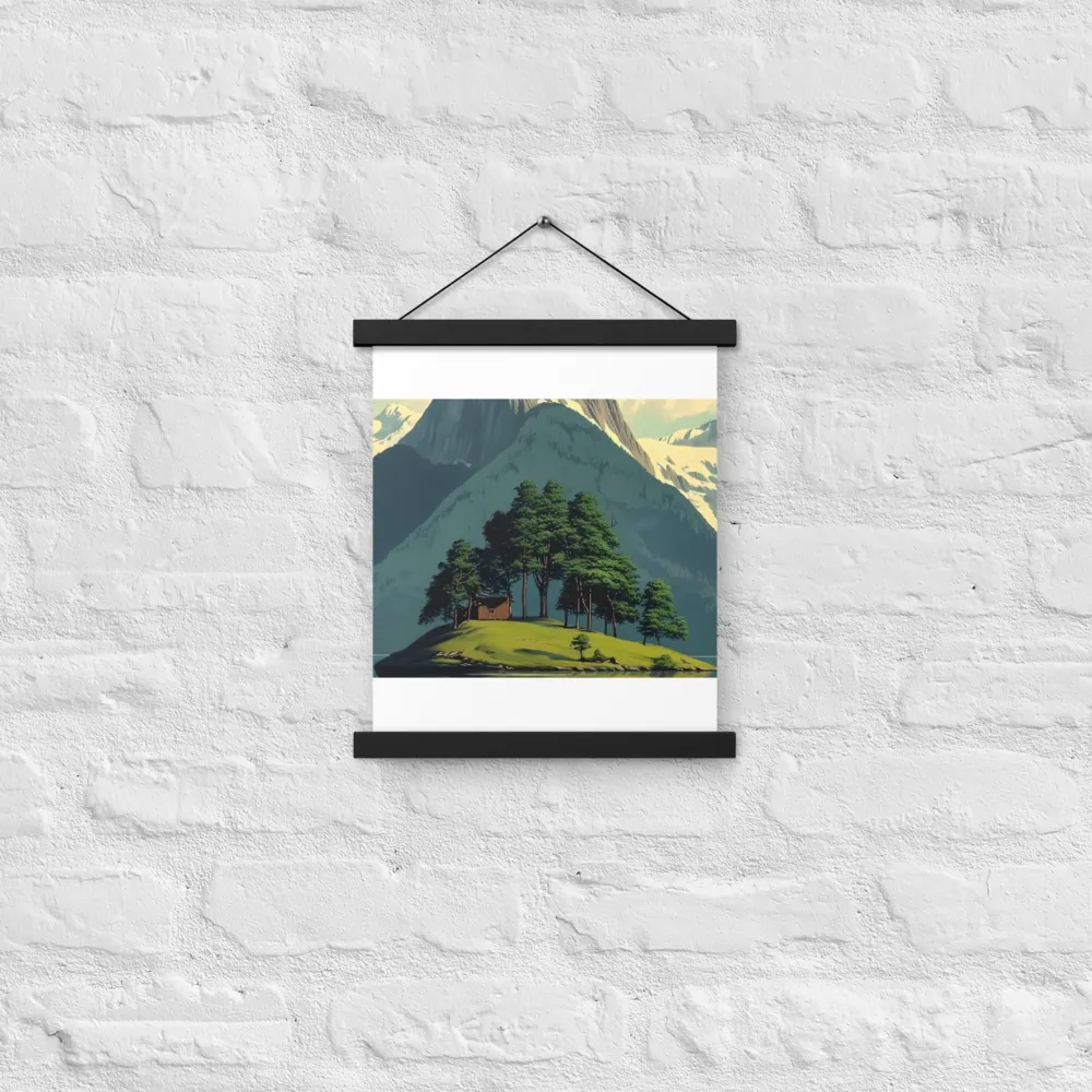 Whispers of Tranquility | Poster With Black Wood Hanger | 11″×14″