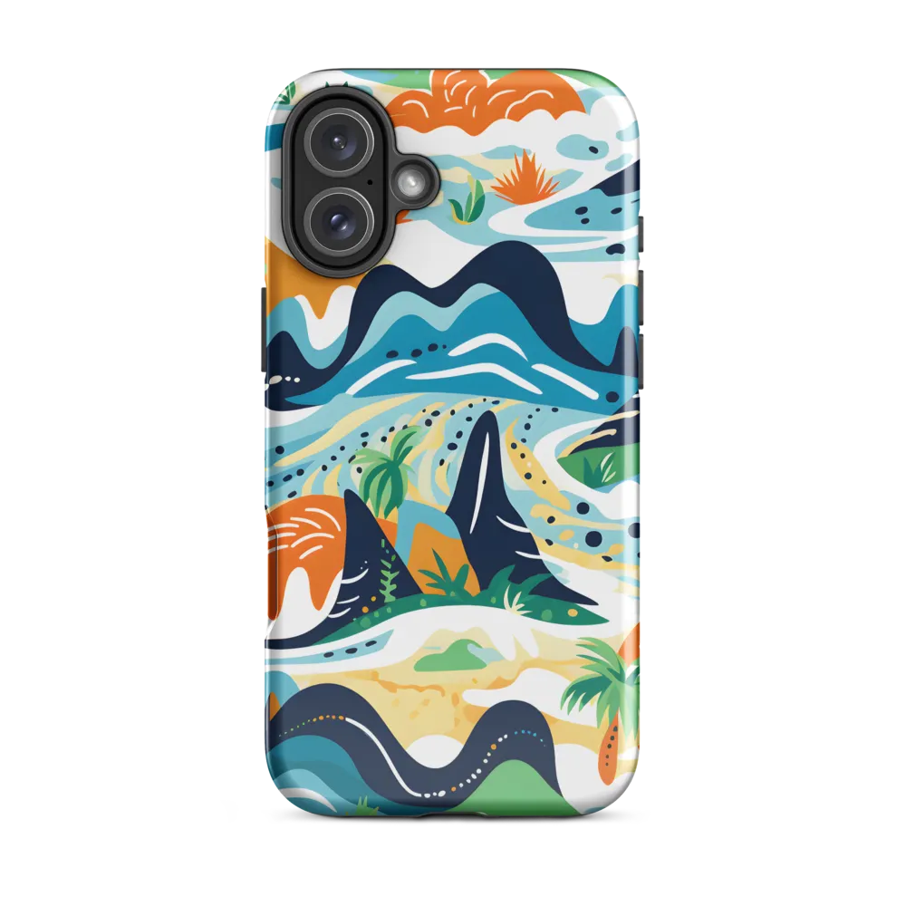 Abstract Tropical Landscape