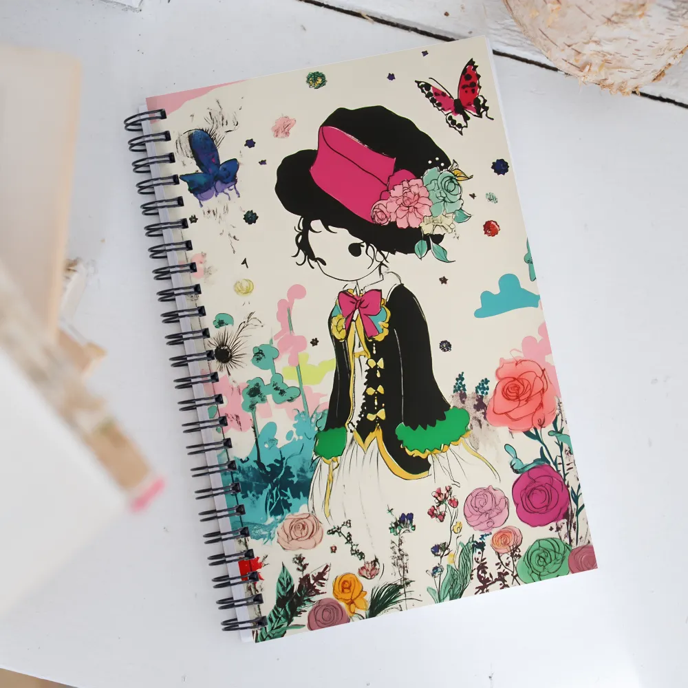 Whimsical Garden Reverie | Spiral Notebook