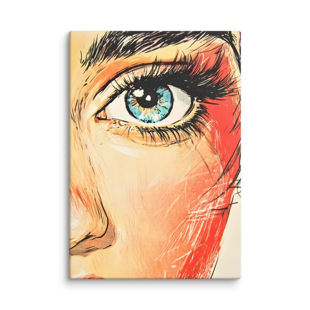 Gaze of Emotion | Canvas | 18″×26″