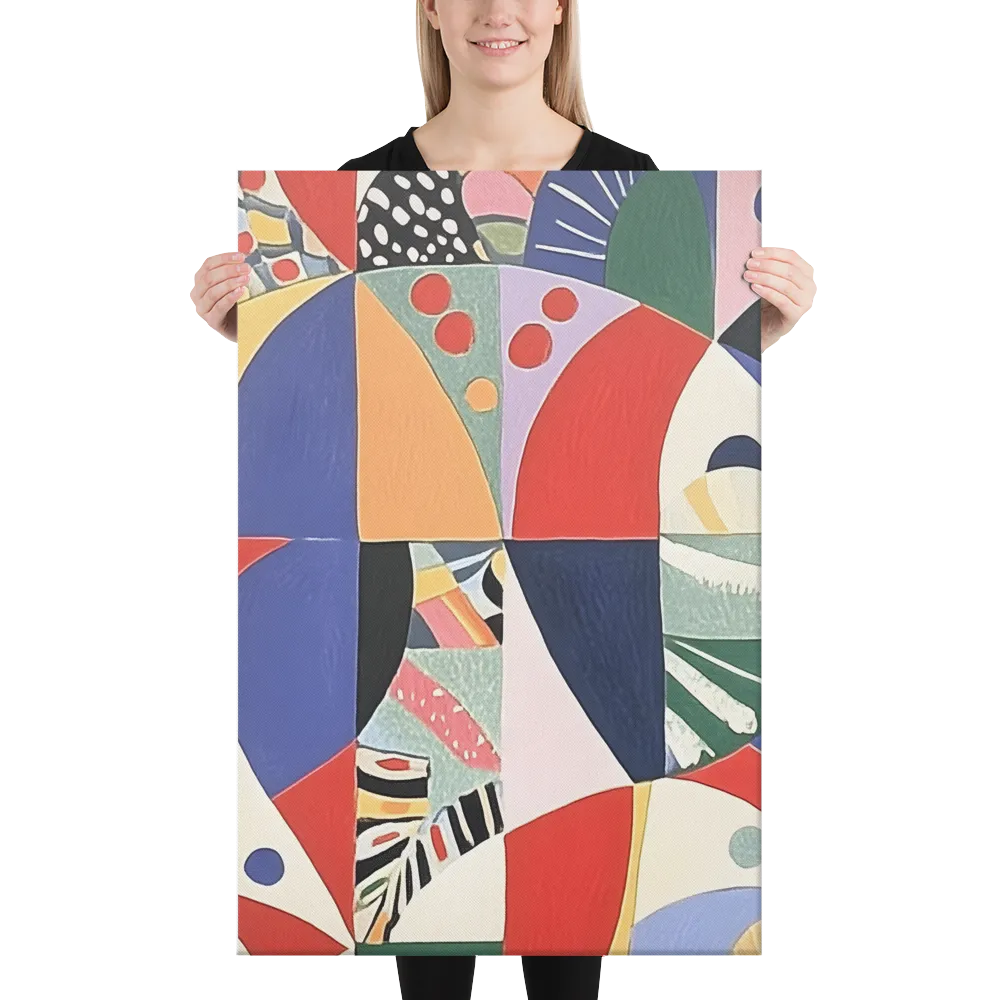Dynamic Mosaic Symmetry | Canvas | 24″×36″