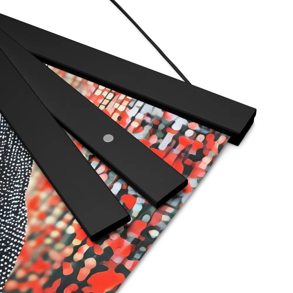 Veil of Modernity | Poster With Black Wood Hanger | 12″×12″