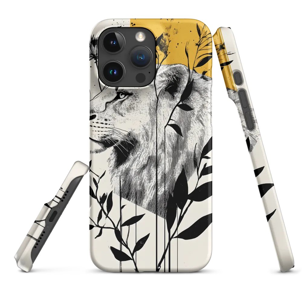 Regal Serenity: The Lion and Flora