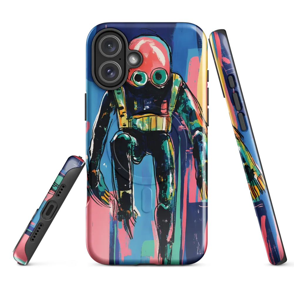 Diver in Vibrant Motion